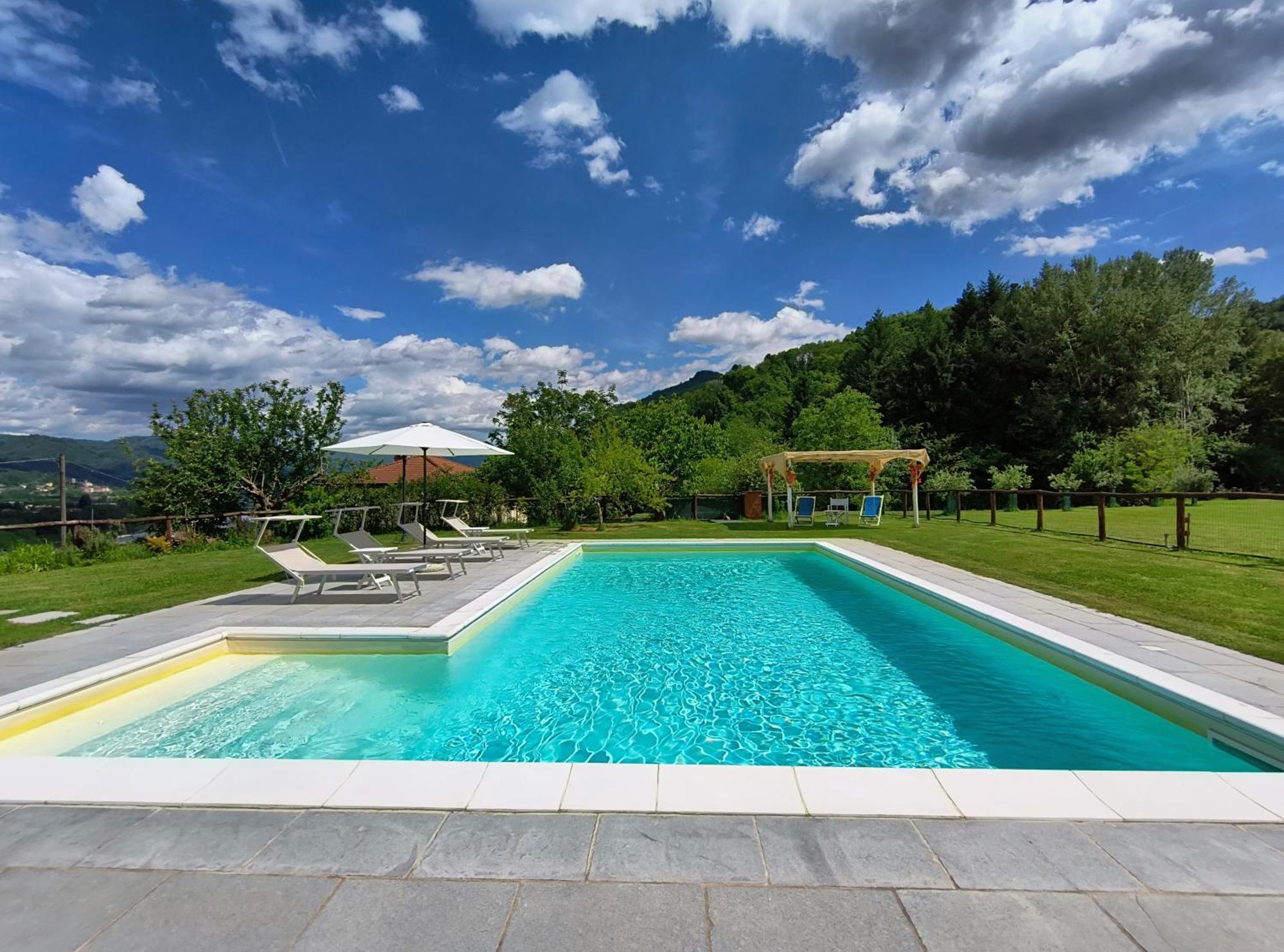 Ai Tre Campi Villa Fornaci di Barga Exteriör bild
